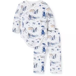 STAR WARS by Janie and Jack 
Blue and White Kids Matching Set